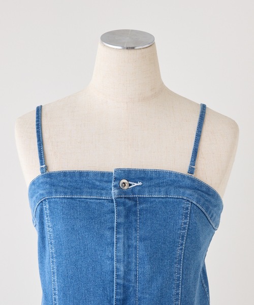【美品】グレースコンチネンタル　ワイドデニム　サロペット　レースアップ　2way ワイドサロペット / GRACE CONTINENTAL | GRACE CONTINENTAL
