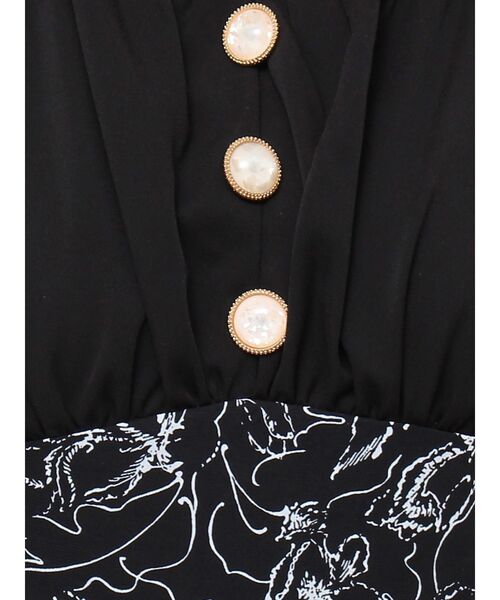 RESEXXY（リゼクシー）の「パフスリーブマーメイドワンピース（ワンピース・レディース・オレンジ/ブラック/ホワイト・SMALL/MEDIUM）」の4枚目の写真