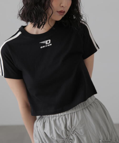 FREE'S MART(フリーズマート)の「コンパクトラインTシャツ(Tシャツ/カットソー・レディース・ホワイト/レッド/ブラック・FREE)」の5枚目の写真
