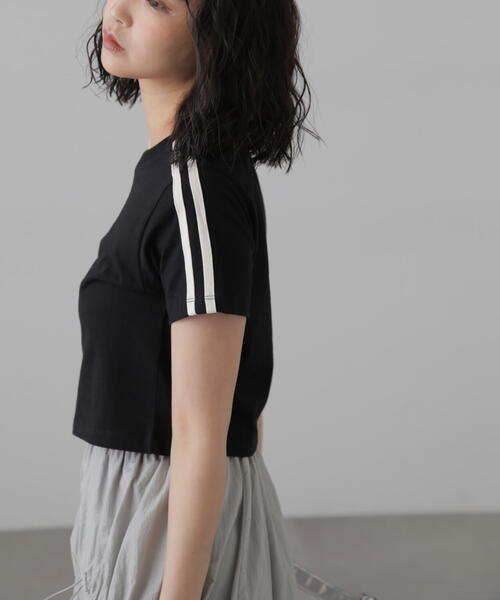 FREE'S MART(フリーズマート)の「コンパクトラインTシャツ(Tシャツ/カットソー・レディース・ホワイト/レッド/ブラック・FREE)」の6枚目の写真