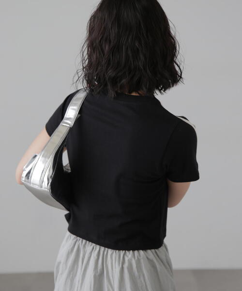 FREE'S MART(フリーズマート)の「コンパクトラインTシャツ(Tシャツ/カットソー・レディース・ホワイト/レッド/ブラック・FREE)」の8枚目の写真