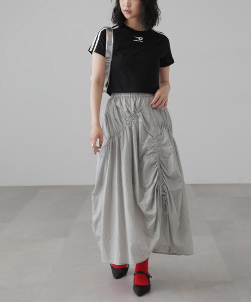 FREE'S MART(フリーズマート)の「コンパクトラインTシャツ(Tシャツ/カットソー・レディース・ホワイト/レッド/ブラック・FREE)」の9枚目の写真