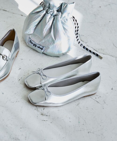 coen（コーエン）の「やみつきバレエシューズ（WEB限定サイズ）（バレエシューズ・レディース・ゴールド/その他1/その他2/シルバー/ブラック/その他3/その他4・22.5cm/23cm/23.5cm/24cm/24.5cm/25cm）」の12枚目の写真