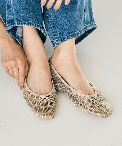 coen（コーエン）の「やみつきバレエシューズ（WEB限定サイズ）（バレエシューズ・レディース・ゴールド/その他1/その他2/シルバー/ブラック/その他3/その他4・22.5cm/23cm/23.5cm/24cm/24.5cm/25cm）」の16枚目の写真