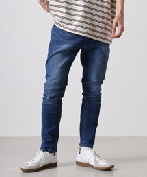 ストレッチデニムサルエルパンツ