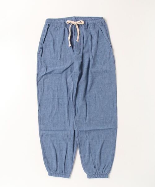 GASA grue ガサ サルエルパンツ 表リネン 裏ガーゼコットン セール】綿麻リラックスジョガーリネンパンツ（その他パンツ