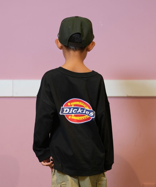 Dickies(ディッキーズ)の「【ムラサキスポーツ限定】Dickies/ディッキーズ キッズ 長袖Tシャツ ロンT バックプリント MS DK L/S Tシャツ 80753600(Tシャツ/カットソー・キッズ・ホワイト/グレー/ブラック・130cm/140cm/150cm/160cm)」の2枚目の写真
