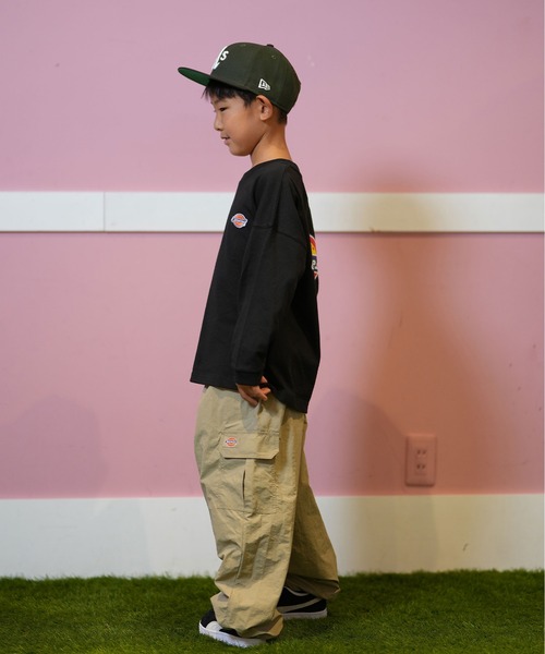 Dickies(ディッキーズ)の「【ムラサキスポーツ限定】Dickies/ディッキーズ キッズ 長袖Tシャツ ロンT バックプリント MS DK L/S Tシャツ 80753600(Tシャツ/カットソー・キッズ・ホワイト/グレー/ブラック・130cm/140cm/150cm/160cm)」の11枚目の写真
