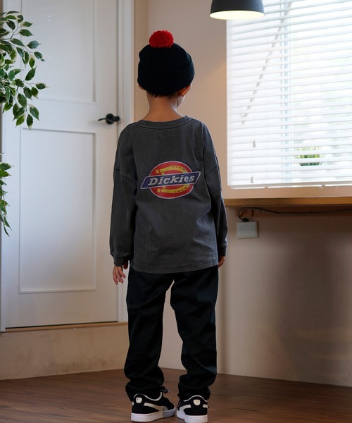 Dickies(ディッキーズ)の「【ムラサキスポーツ限定】Dickies/ディッキーズ キッズ 長袖Tシャツ ロンT バックプリント MS DK L/S Tシャツ 80753600(Tシャツ/カットソー・キッズ・ホワイト/グレー/ブラック・130cm/140cm/150cm/160cm)」の16枚目の写真