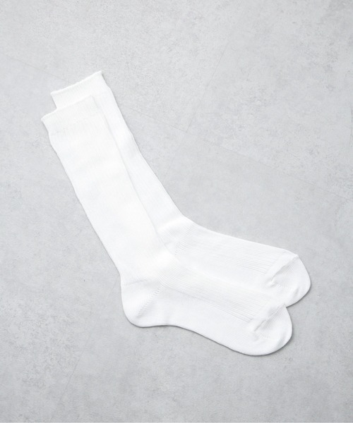 NANO universe（ナノユニバース）の「ルーズリブソックス（ソックス/靴下・レディース・オフホワイト/グレー/ブラック・FREE）」の5枚目の写真