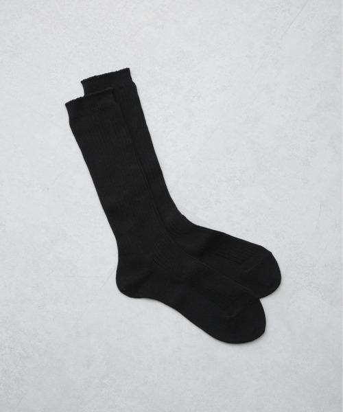 NANO universe（ナノユニバース）の「ルーズリブソックス（ソックス/靴下・レディース・オフホワイト/グレー/ブラック・FREE）」の6枚目の写真