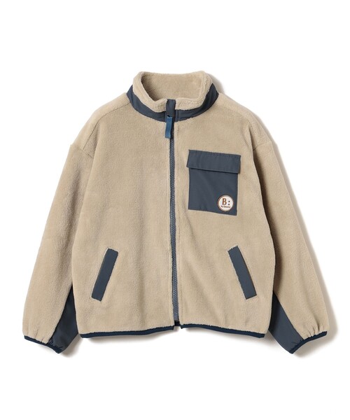 B:MING by BEAMS（ビーミングバイビームス）の「ボアフリース ブルゾン（90～150cm）（ブルゾン・キッズ・レッド系その他2/グリーン/ベージュ・130/120/110/100/90/150/140）」の13枚目の写真