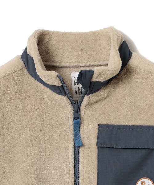 B:MING by BEAMS（ビーミングバイビームス）の「ボアフリース ブルゾン（90～150cm）（ブルゾン・キッズ・レッド系その他2/グリーン/ベージュ・130/120/110/100/90/150/140）」の16枚目の写真