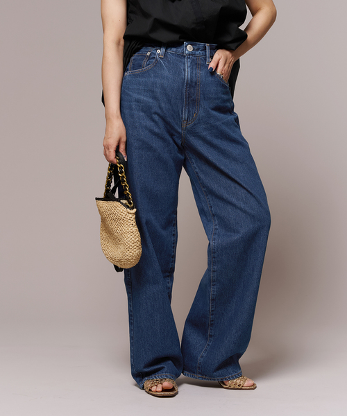 IENA LA BOUCLE(イエナラブークル)の「NEEDBY heritage/ニードバイヘリテージ KOH KOJIMA DK BLUE N1C601237KDB(デニムパンツ・レディース・ライトブルー・26/25/24)」の14枚目の写真