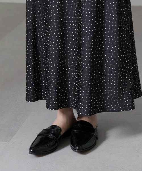 【セール】ドットプリントサテンバイアススカート（スカート）｜nano･universe（ナノユニバース）