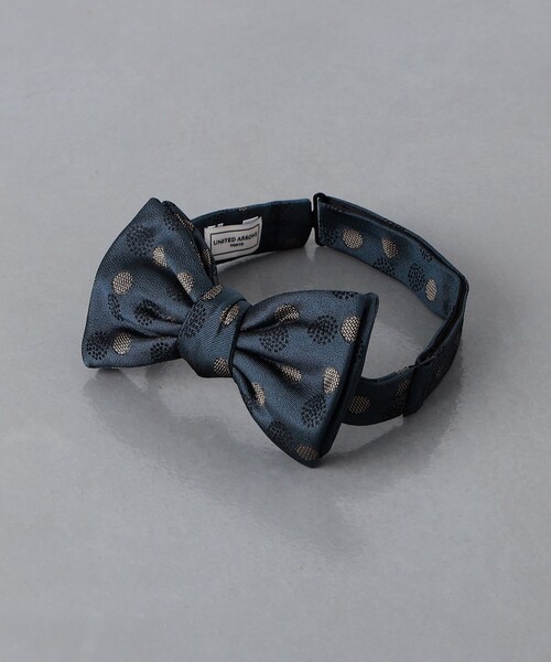 シャドウ ドット ジャカード ボウタイ