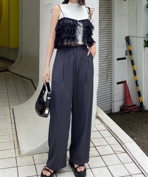 RiLi(リリ)の「チュールビスチェ【RL】(その他トップス・レディース・ホワイト/ブラック・FREE)」の8枚目の写真