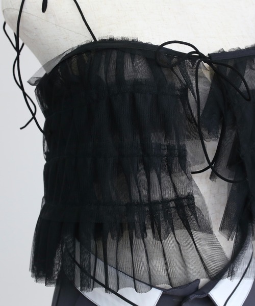 RiLi(リリ)の「チュールビスチェ【RL】(その他トップス・レディース・ホワイト/ブラック・FREE)」の19枚目の写真