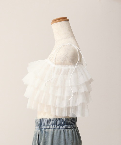 RiLi(リリ)の「チュールビスチェ【RL】(その他トップス・レディース・ホワイト/ブラック・FREE)」の17枚目の写真
