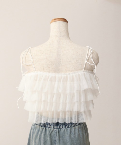 RiLi(リリ)の「チュールビスチェ【RL】(その他トップス・レディース・ホワイト/ブラック・FREE)」の18枚目の写真