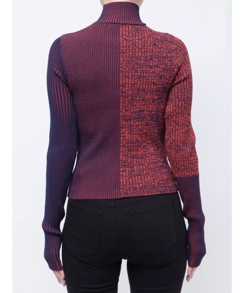 MURUA(ムルーア)の「ミクスチャーファインニット(ニット/セーター・レディース・オレンジ/ベージュ/ブラック/ブルー・FREE)」の15枚目の写真