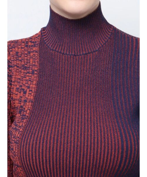 MURUA(ムルーア)の「ミクスチャーファインニット(ニット/セーター・レディース・オレンジ/ベージュ/ブラック/ブルー・FREE)」の16枚目の写真