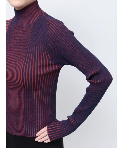 MURUA(ムルーア)の「ミクスチャーファインニット(ニット/セーター・レディース・オレンジ/ベージュ/ブラック/ブルー・FREE)」の17枚目の写真