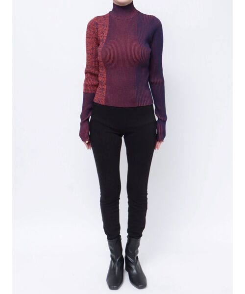 MURUA(ムルーア)の「ミクスチャーファインニット(ニット/セーター・レディース・オレンジ/ベージュ/ブラック/ブルー・FREE)」の20枚目の写真