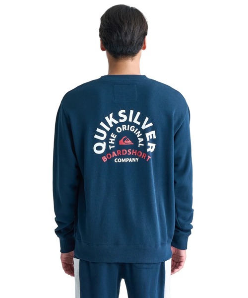 Quiksilver(クイックシルバー)の「ON TARGET CREW SWEAT/クイックシルバー長袖スウェットトレーナー(スウェット・メンズ・ブラック/レッド/ネイビー/ベージュ・LARGE/MEDIUM/SMALL/X-LARGE)」の3枚目の写真