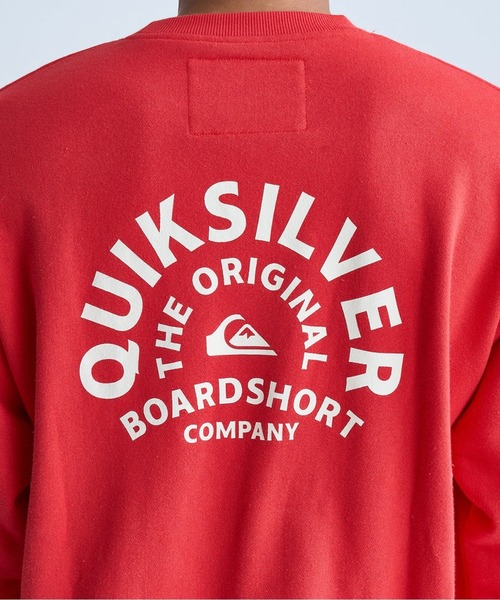 Quiksilver(クイックシルバー)の「ON TARGET CREW SWEAT/クイックシルバー長袖スウェットトレーナー(スウェット・メンズ・ブラック/レッド/ネイビー/ベージュ・LARGE/MEDIUM/SMALL/X-LARGE)」の9枚目の写真