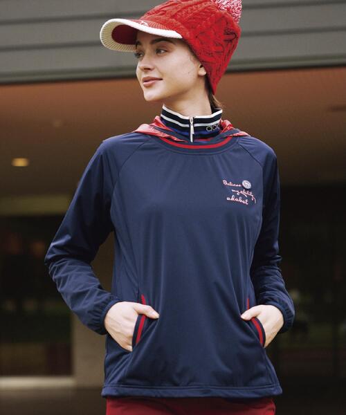 adabat（アダバット）の「◆【撥水/防風/セットアイテム】クルーネックアウター・フルジップライトアウター（ブルゾン・レディース・ネイビー・38/40/42）」の22枚目の写真