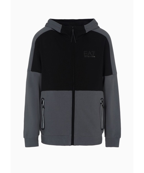 Athletic Colour Block cotton-blend tracksuit | EA7