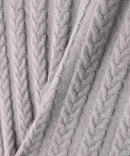 PROPORTION BODY DRESSING（プロポーションボディドレッシング）の「短丈ケーブルニット / 1214270909（ニット/セーター・レディース・ホワイト/グレー/ブルー・FREE）」の5枚目の写真