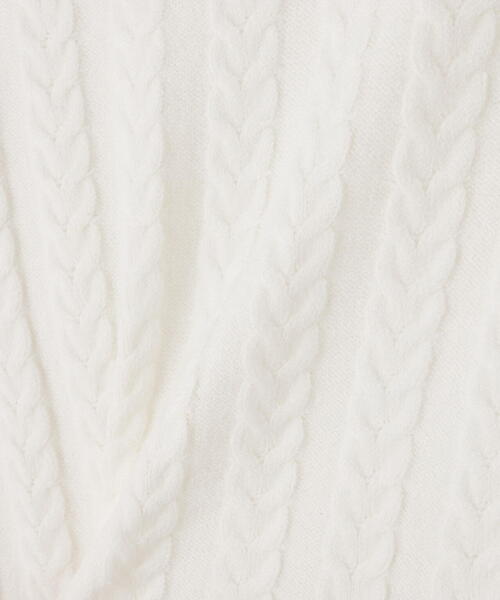 PROPORTION BODY DRESSING（プロポーションボディドレッシング）の「短丈ケーブルニット / 1214270909（ニット/セーター・レディース・ホワイト/グレー/ブルー・FREE）」の17枚目の写真