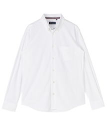 TOKYO SHIRTS | 形態安定ノーアイロン カラーテープ ボタンダウン 長袖カジュアルシャツ(シャツ/ブラウス)