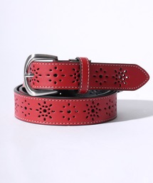 SOMETHING（サムシング）の「SOMETHING/サムシング 本革 30mm パンチングレザーベルト（ベルト）」