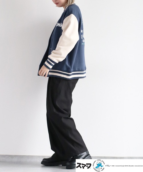 cepo（セポ）の「【SMURFS/スマーフ】スマーフスタジャン（スタジャン・レディース・ライトブルー・L/M）」の15枚目の写真