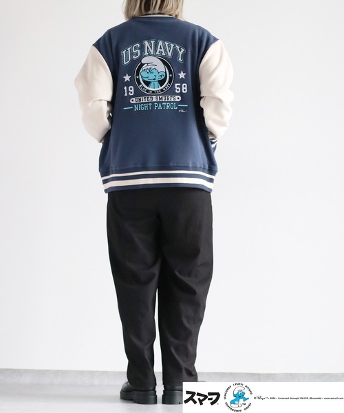 cepo（セポ）の「【SMURFS/スマーフ】スマーフスタジャン（スタジャン・レディース・ライトブルー・L/M）」の13枚目の写真