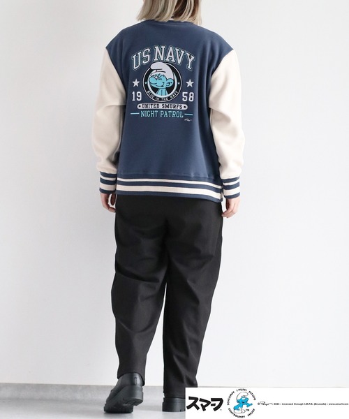 cepo（セポ）の「【SMURFS/スマーフ】スマーフスタジャン（スタジャン・レディース・ライトブルー・L/M）」の14枚目の写真