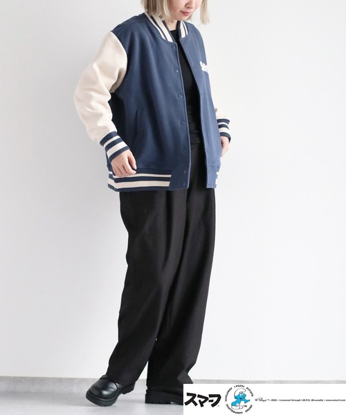 cepo（セポ）の「【SMURFS/スマーフ】スマーフスタジャン（スタジャン・レディース・ライトブルー・L/M）」の11枚目の写真