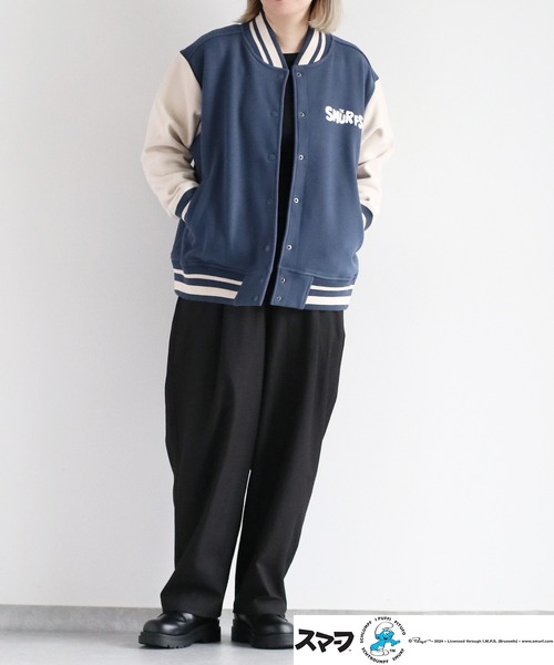 cepo（セポ）の「【SMURFS/スマーフ】スマーフスタジャン（スタジャン・レディース・ライトブルー・L/M）」の10枚目の写真