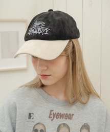 Birthday room（バースデイルーム）の「バイカラースエードキャップ / bicolor suede cap（キャップ）」
