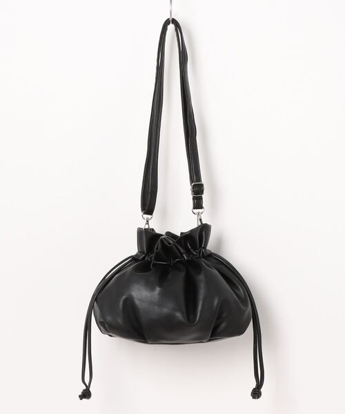 GORGE(ゴージ)の「ミニ巾着ショルダーBAG(ショルダーバッグ・レディース・ブラック/モカ・F)」の11枚目の写真