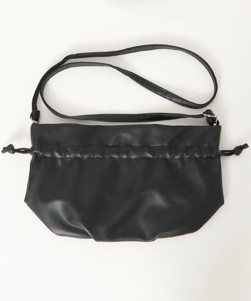 GORGE(ゴージ)の「ミニ巾着ショルダーBAG(ショルダーバッグ・レディース・ブラック/モカ・F)」の5枚目の写真