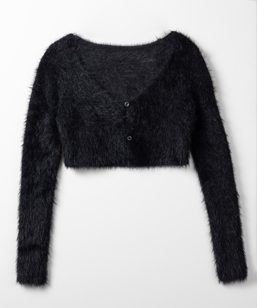 【 ２点セット 】トロミシャギーキャミソール ＋ ショートカーディガン SET ／ toromi shaggy camisole ＋ short cardigan SET（アンサンブル）｜me+em select（ミームセレクト）