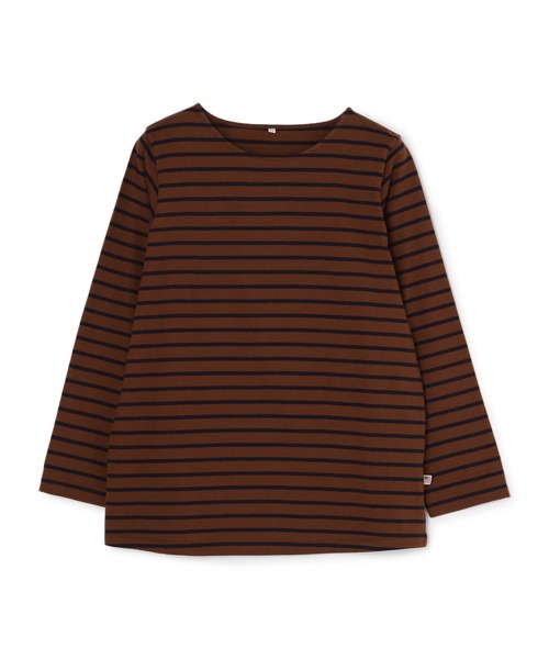 anyfee(エニフィー)の「【anyfee】ボーダートップス《大きいサイズ/プラスサイズ》(Tシャツ/カットソー・レディース・ダークブラウン/グリーン/ホワイト/ネイビー・LL/5L/3L/4L)」の22枚目の写真