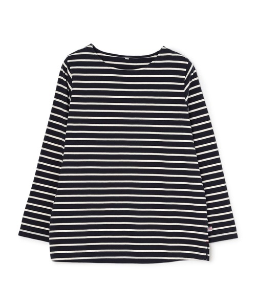 anyfee(エニフィー)の「【anyfee】ボーダートップス《大きいサイズ/プラスサイズ》(Tシャツ/カットソー・レディース・ダークブラウン/グリーン/ホワイト/ネイビー・LL/5L/3L/4L)」の21枚目の写真