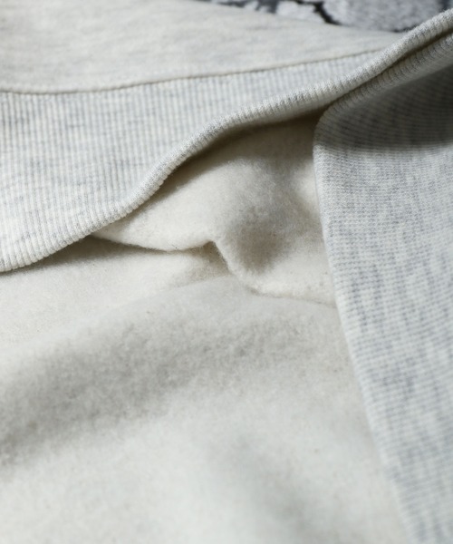 NILWAY（ニルウェイ）の「【24AW】フロント 薔薇 刺繍スウェット / フロント 花刺繍デザイン ロゴスウェット（スウェット・メンズ・オートミール/ブラック/杢グレー・MEDIUM/LARGE）」の6枚目の写真