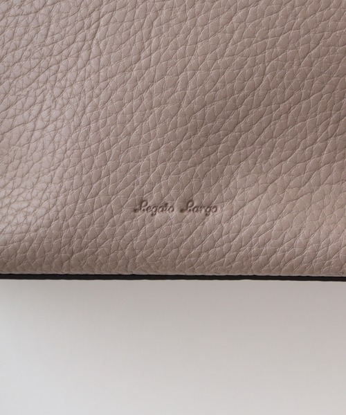 Legato Largo（レガートラルゴ）の「Legato Largo　レトロシボPUショルダーバッグ（ショルダーバッグ・レディース・ブラック/ライトベージュ/ライトブラウン/ミント/ライトグレー・FREE）」の10枚目の写真