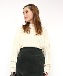 mystic | 【mystic】変わり編みニットプルオーバー(ニット/セーター)